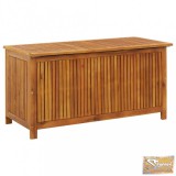 VID tömör akácfa kerti tárolóláda 113 x 50 x 58 cm