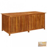 VID tömör akácfa kerti tárolóláda 175 x 80 x 75 cm