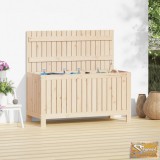 VID tömör fenyőfa kerti tárolóláda 115x49x60 cm