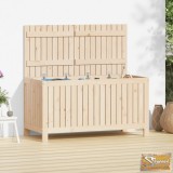 VID tömör fenyőfa kerti tárolóláda 121x55x64 cm