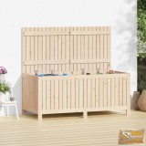 VID tömör fenyőfa kerti tárolóláda 147x68x64 cm