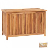 VID tömör tíkfa kerti tárolóláda 90 x 50 x 58 cm