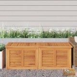 VID tömör tíkfa kerti tárolóláda zsákkal 150 x 50 x 53 cm