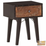 VID tömör újrahasznosított fa éjjeliszekrény 40 x 30 x 50 cm