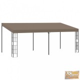 VID tópszínű falra szerelhető szövetpavilon 6 x 3 m