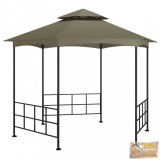 VID tópszínű pavilon oldalfalakkal 3,1 x 2,7 m