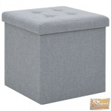 VID világosszürke összecsukható művászon tárolóülőke