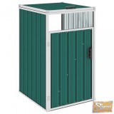 VID zöld acél kukatároló 72 x 81 x 121 cm