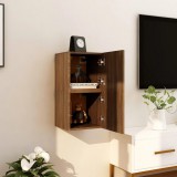 vidaXL 2 db barna tölgyszínű fali TV-szekrény 30,5 x 30 x 30 cm