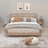 vidaXL 2 db betonszürke falra szerelhető éjjeliszekrény 50x30x47 cm
