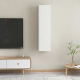 vidaXL 2 db fehér szerelt fa TV-szekrény 30,5 x 30 x 60 cm