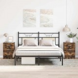 vidaXL 2 db füstös tölgy színű szerelt fa éjjeliszekrény 38x35x56 cm