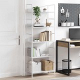 vidaXL 5 szintes fehér szerelt fa könyvespolc 60 x 27,6 x 158,5 cm