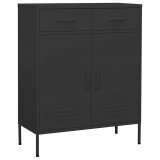vidaXL Antracitszürke acél tárolószekrény 80 x 35 x 101,5 cm