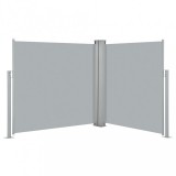 vidaXL Antracitszürke behúzható oldalsó napellenző 100 x 600 cm