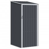 vidaXL Antracitszürke horganyzott acél kerti fészer 87 x 98 x 159 cm