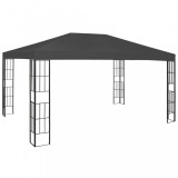 vidaXL Antracitszürke pavilon 3 x 4 m