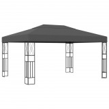 vidaXL Antracitszürke szövet pavilon 3 x 4 m