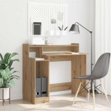 vidaXL Asztal Artisan tölgy 97 x 45 x 90 cm Szerelt Fa