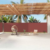 vidaXL Barna behúzható oldalsó napellenző 180 x 1200 cm