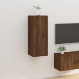 vidaXL Barna tölgy színű fali TV-szekrény 40x34,5x100 cm