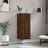 vidaXL Barna tölgyszínű szerelt fa fali szekrény 34,5 x 34 x 90 cm