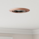 vidaXL Beépített Spotlámpák 24 db Kerek GU10 Réz Ø90 mm Acél