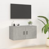 vidaXL Betonszürke fali TV-szekrény 80x34,5x40 cm
