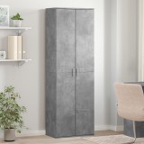 vidaXL Betonszürke szerelt fa magasszekrény 60 x 35 x 180 cm
