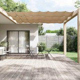 vidaXL Bézs oxford-szövet függőleges napellenző 140x800 cm