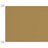 vidaXL Bézs oxford-szövet függőleges napellenző 60 x 270 cm