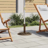 vidaXL Bronzszínű öntöttvas napernyőtalp 44 x 44 x 31 cm