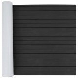 vidaXL Csónak Szőnyeg Csíkos Sötét Szürke és Fekete 240 x 90 cm EVA