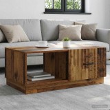 vidaXL Dohányzóasztal Antik Fa 90 x 50 x 37 cm Szerelt Fa