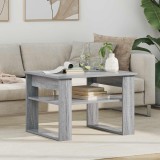 vidaXL Dohányzóasztal Szürke Sonoma 64 x 54 x 44 cm Szerelt Fa