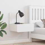 vidaXL Éjjeli asztal 2 db Fehér 44 x 32,5 x 40 cm Tömör fenyőfa