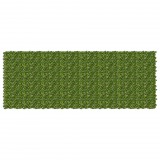 vidaXL Erkély képernyő levelekkel Zöld és Sárga 400 x 150 cm