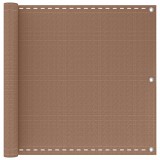 vidaXL Erkély Szúnyogháló Tópszínű 90 x 800 cm HDPE és Alumínium