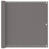 vidaXL Erkély Szúnyogháló Világosszürke 90 x 300 cm HDPE és Alumínium