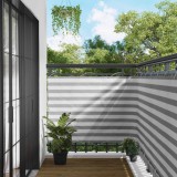 vidaXL Erkély Szúnyogháló Világosszürke és fehér 110 x 200 cm
