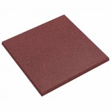 vidaXL Esés elleni védelmi csempék 12 pcs Piros 50 x 50 cm Gumi