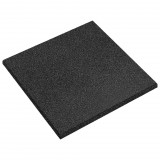 vidaXL Esés elleni védelmi csempék 6 pcs Fekete 50 x 50 cm Gumi