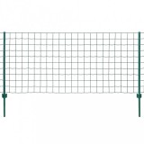vidaXL Euro fence zöld acélkerítés 20 x 0,8 m