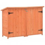 vidaXL Fa kerti fészer 128x42x91 cm