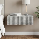 vidaXL Fali oldaltábla 59 x 34,5 x 17 cm Szerelt Fa Betonszürke