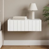 vidaXL Fali oldaltábla Fehér 59 x 34,5 x 17 cm Szerelt Fa