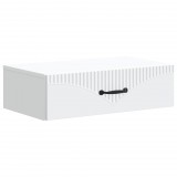 vidaXL Fali oldaltábla Fehér 59 x 34,5 x 17 cm Szerelt Fa