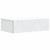 vidaXL Fali oldaltábla Fehér 59 x 34,5 x 17 cm Szerelt Fa