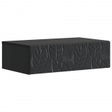 vidaXL Fali oldaltábla Fekete 59 x 34,5 x 17 cm Szerelt Fa