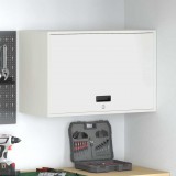 vidaXL Fali szekrény a garázsba Fehér 80 x 40 x 53 cm Porfestett acél